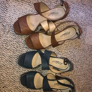 Lucky brand wedges - same style, different colors